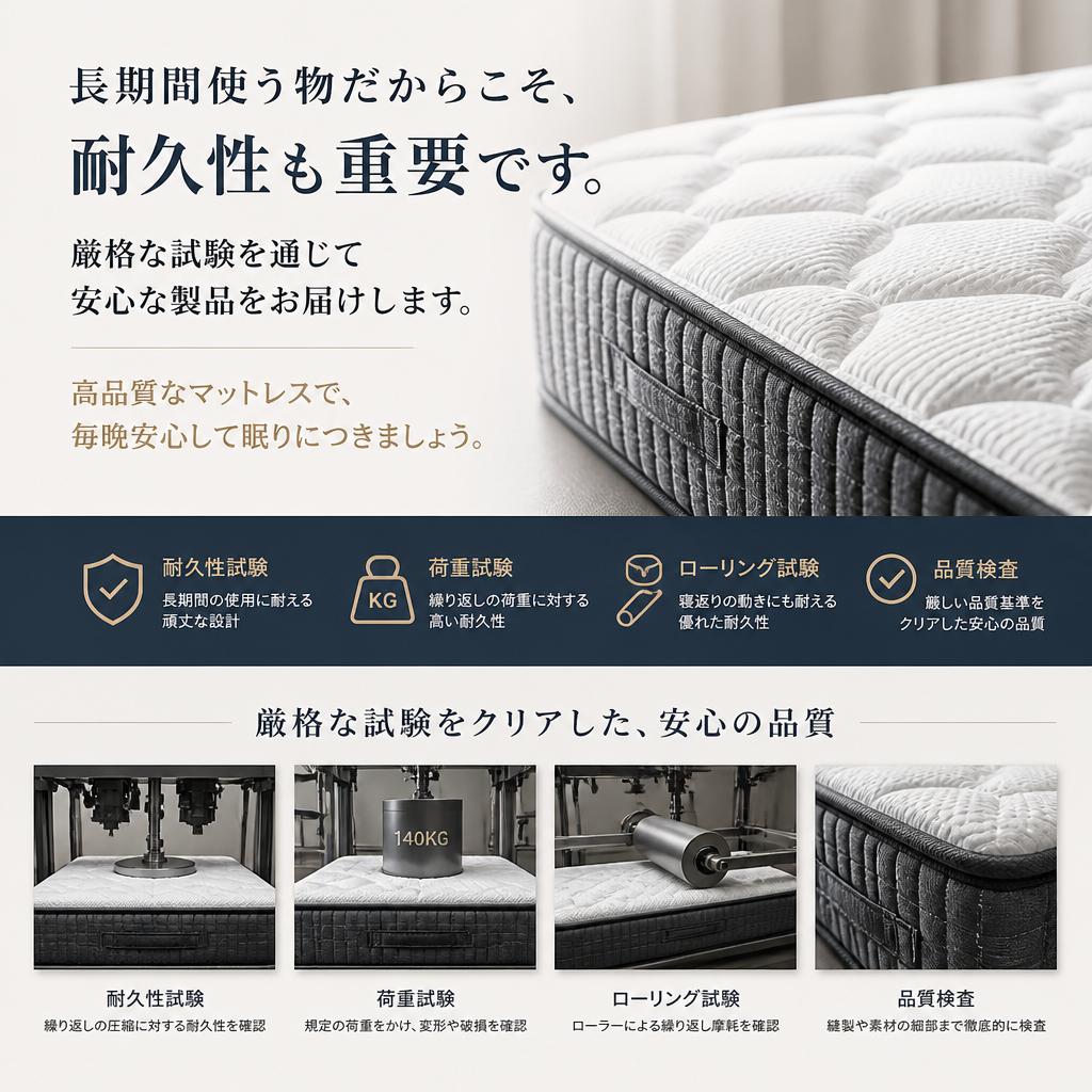 安心の耐久性と品質管理