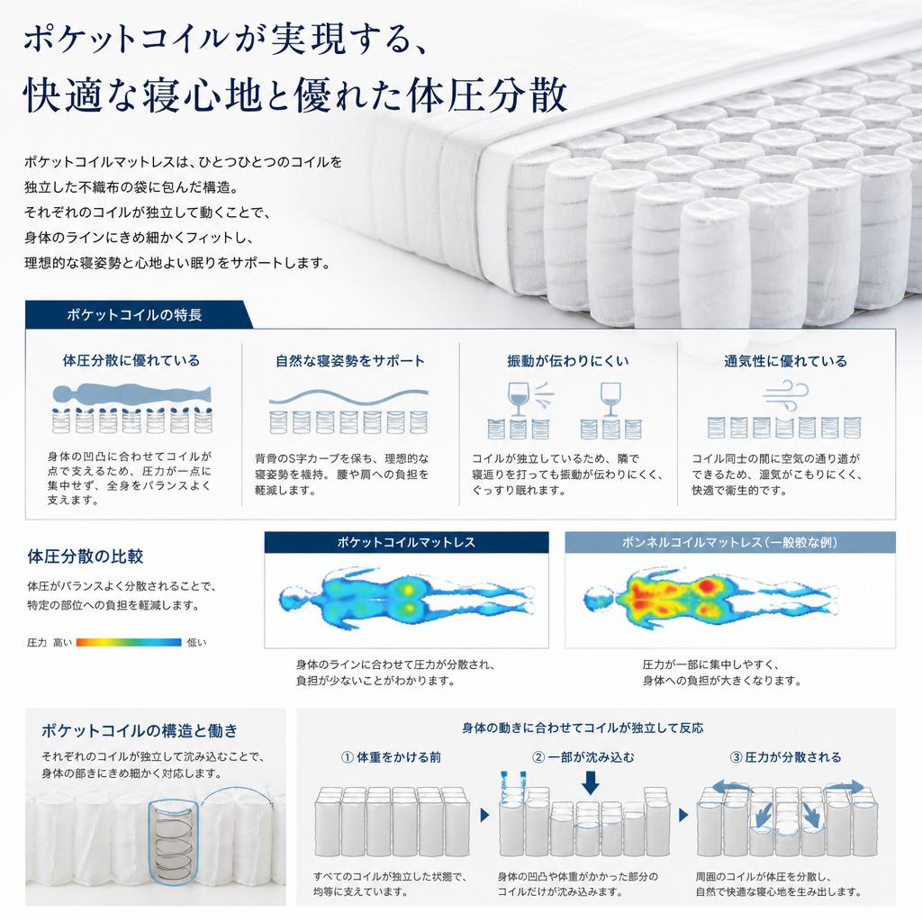 ポケットコイルの魅力